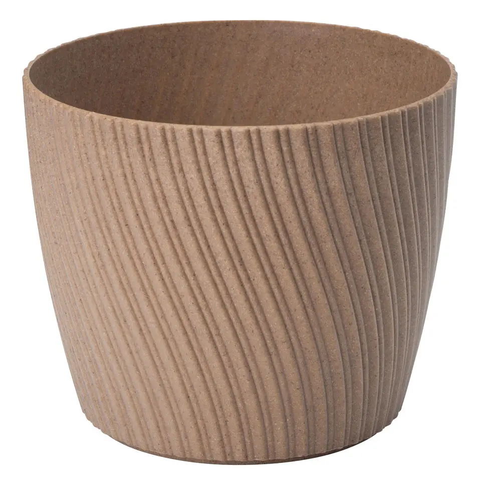 Form Plastic Plantenpot - kunststof - lichtbruin - D23 x H20 cm