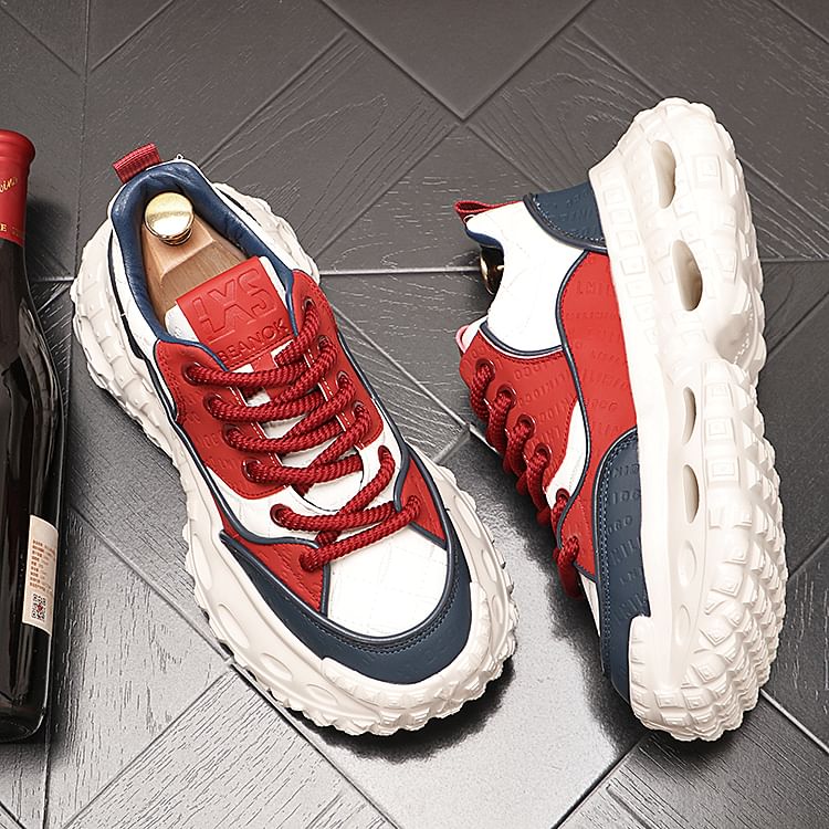 Mr Ozera - Platform Paneel Sneakers
