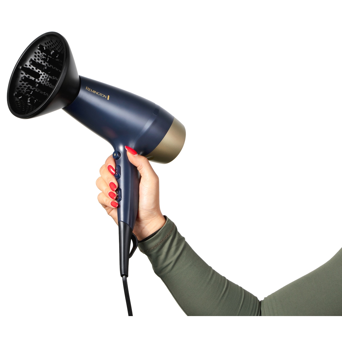 Remington Sapphire Luxe hårføner D5805 (blå og gull)