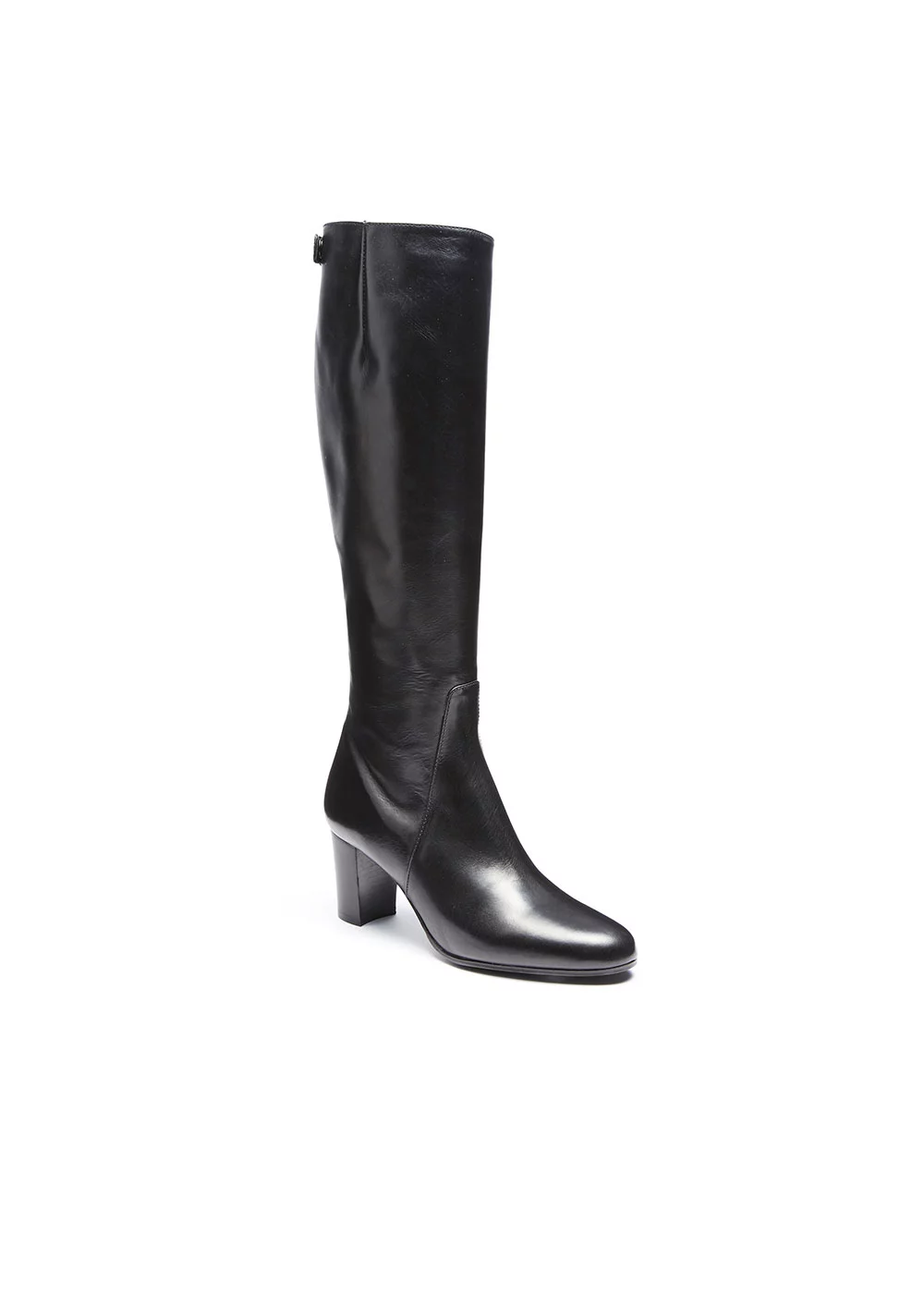 BOTTE CATHY CUIR NOIR
