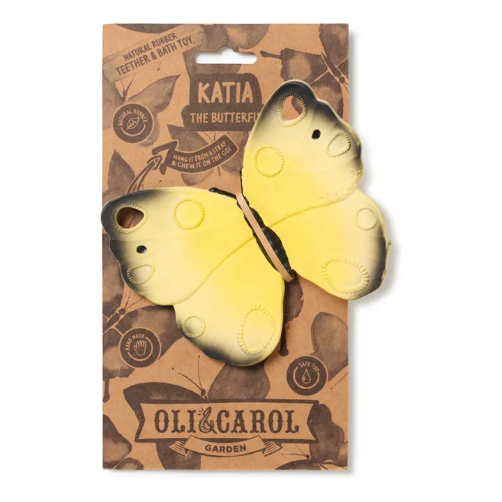 Oli & Carol Jouet de dentition Katia la Papillon | Vanille