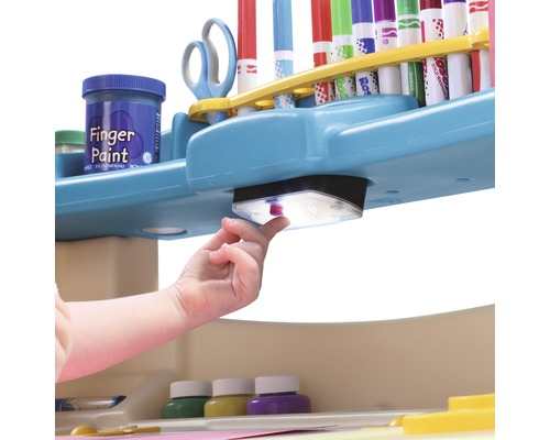 Kinderknutseltafel Step2 Deluxe Art Master Desk rood-beige