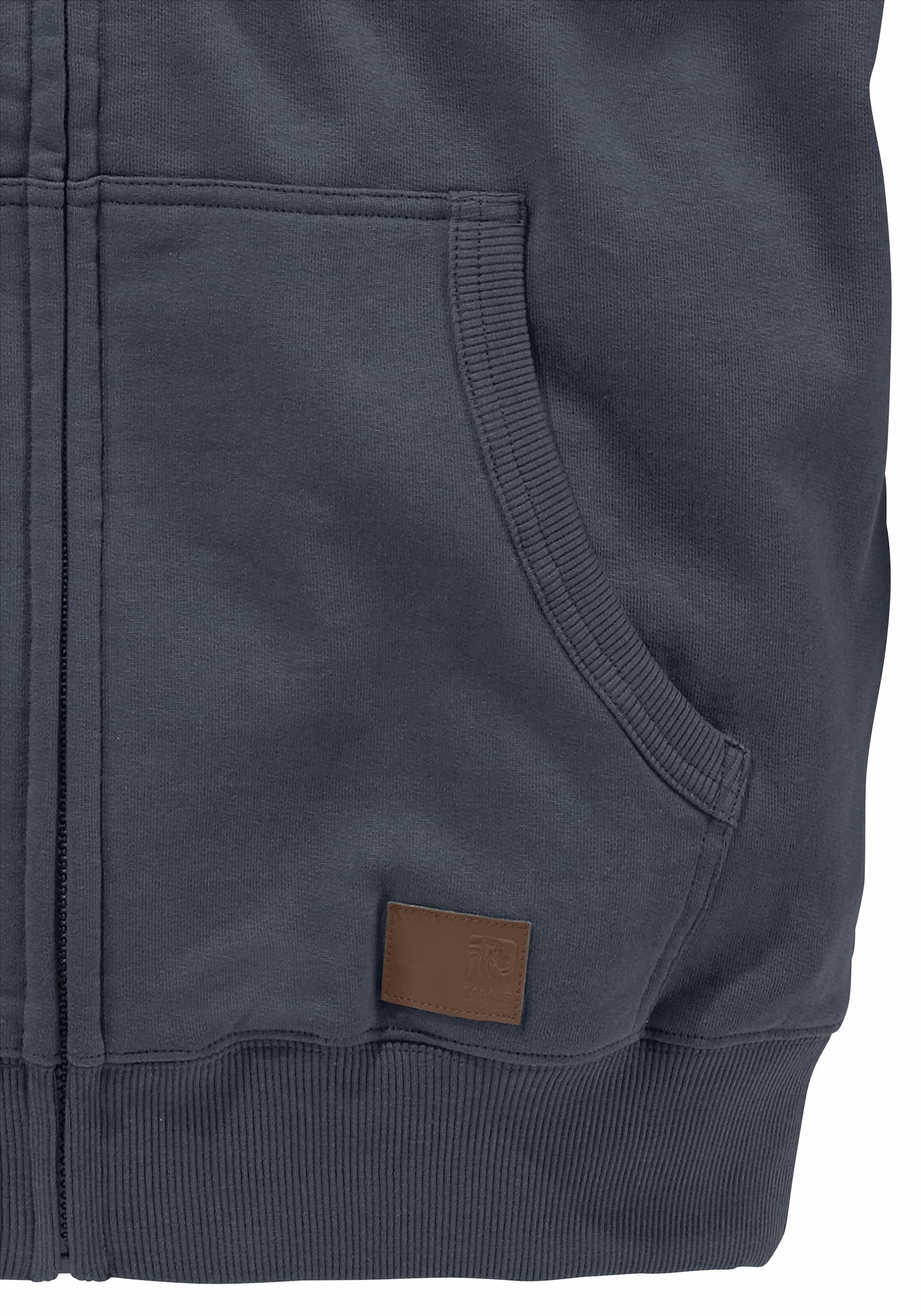Man's World Kapuzensweatjacke , mit kontrastfarbigem Innenfutter