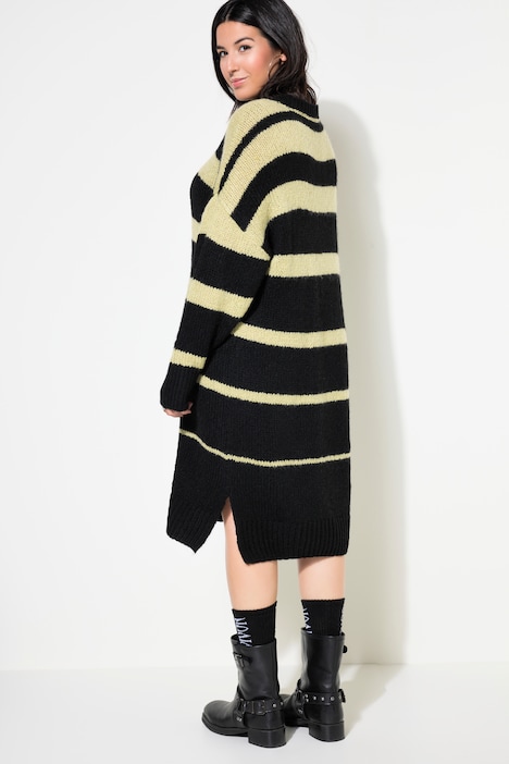 Strickkleid, oversized, Ringel