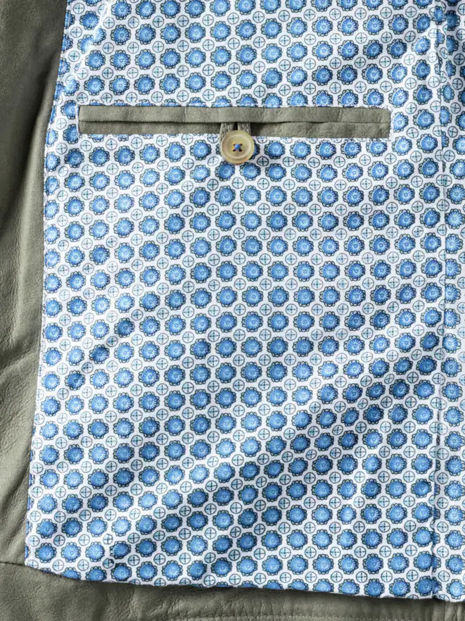 Perfo-Patch-Ziegenveloursjacke