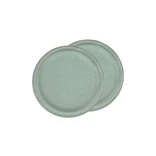 Villa Collection Evig 2-pak Frokosttallerken, Green, Ø20 cm