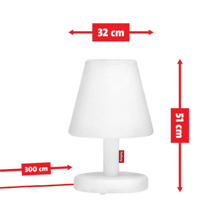 Fatboy Edison the Medium tafellamp via smartphone LED