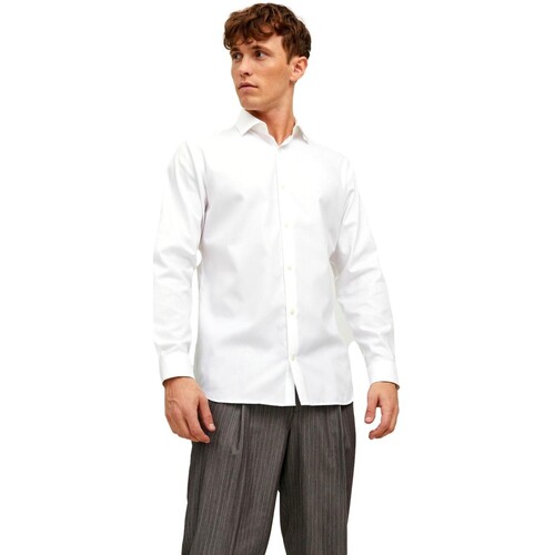 Jack & Jones - CAMISA SLIM FIT HOMBRE JACK&JONES 12227385 Blanco