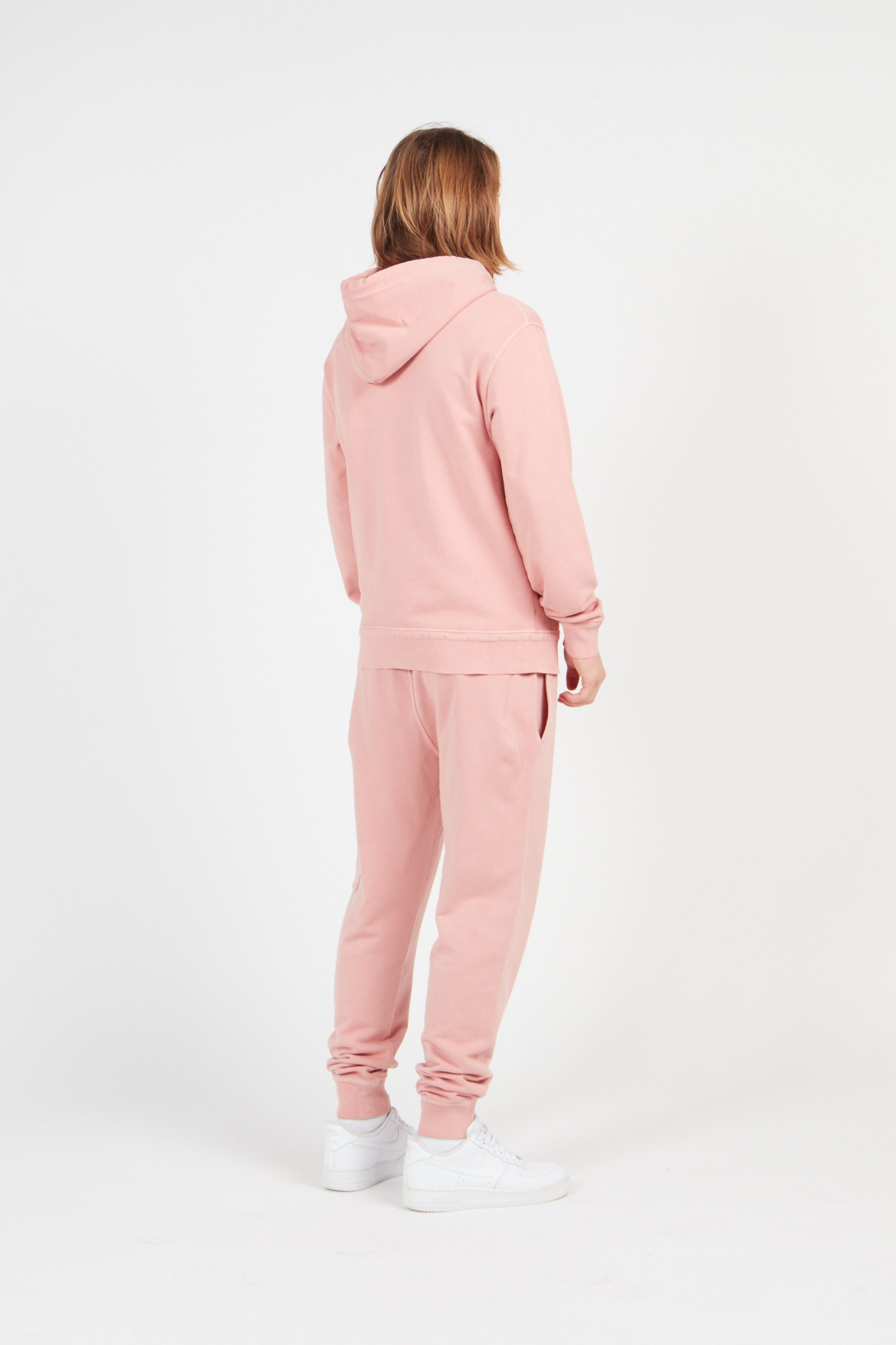 C.P. COMPANY hoodie cotton fleece Rose