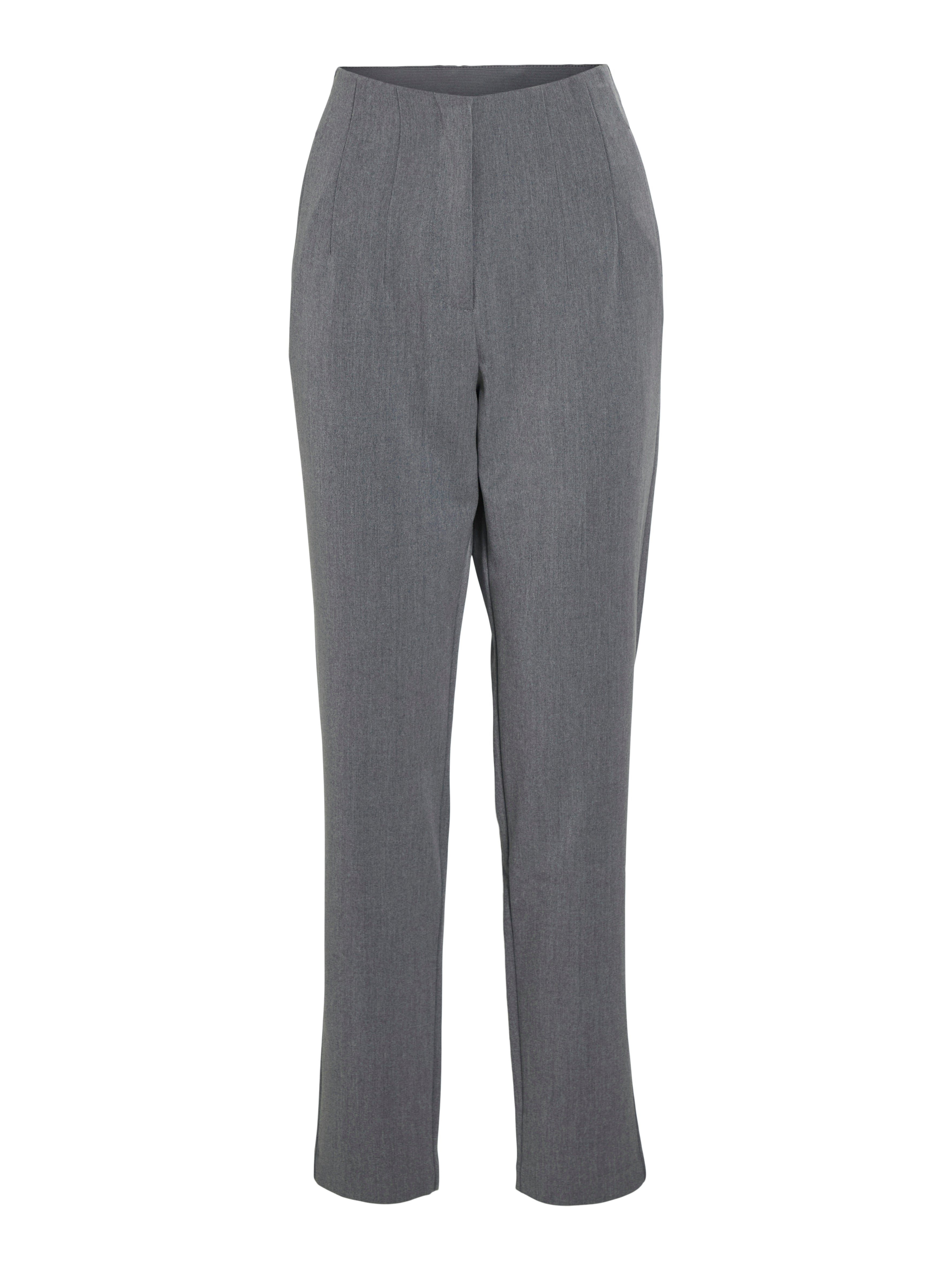 Vila  Vivarone HW bukser - Medium Grey Melange