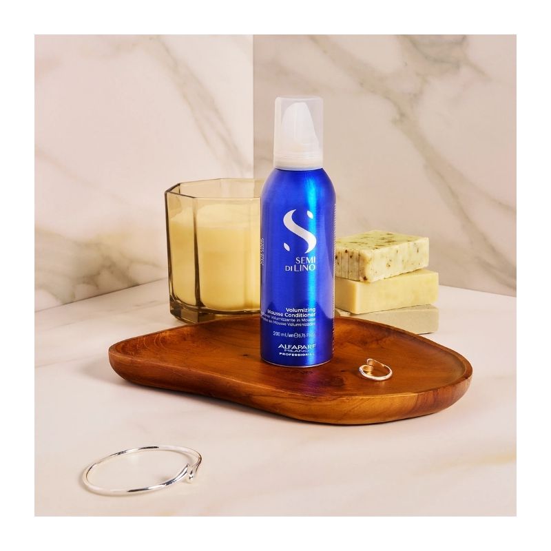 Mousse après-shampooing volumatrice Volume Semi Di Lino 200ml