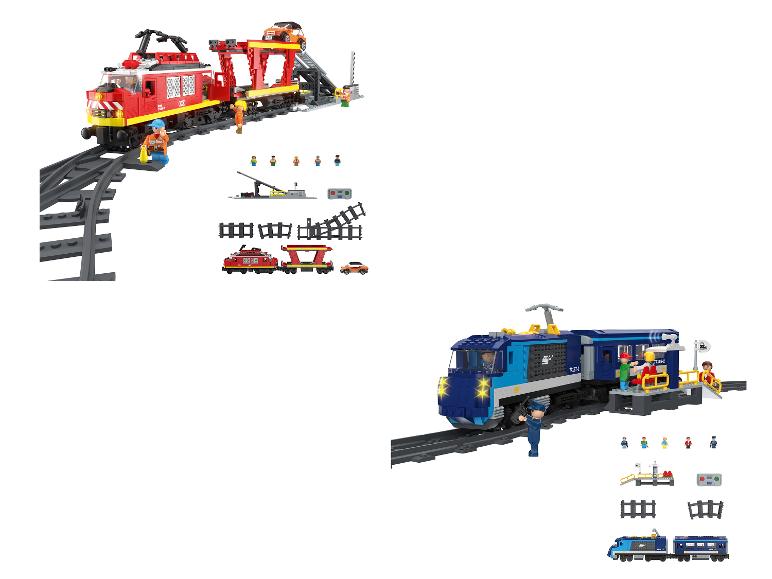 Bouwstenen set trein