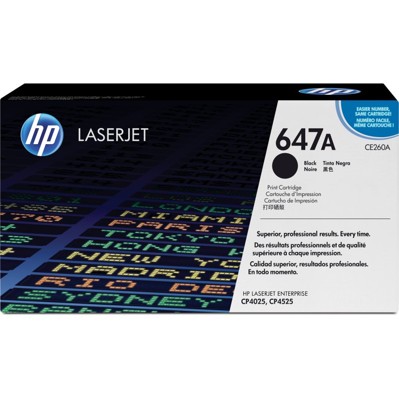 HP 647A toner LaserJet noir authentique
