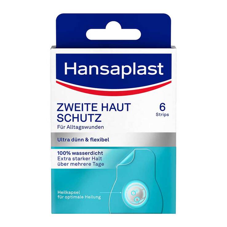 Hansaplast Zweite Haut Schutz Pflaster, 6 St