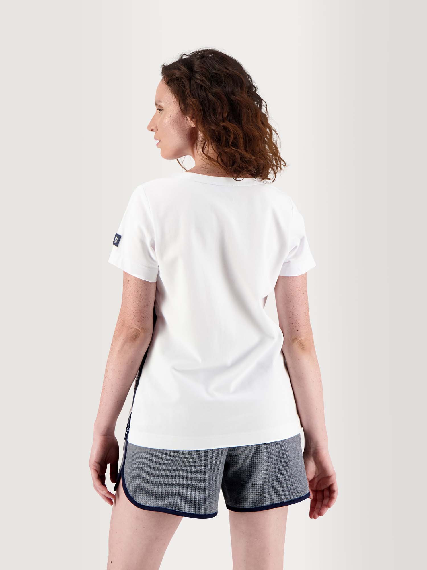 Tee Shirt Femme Pratique Sportive Blanc