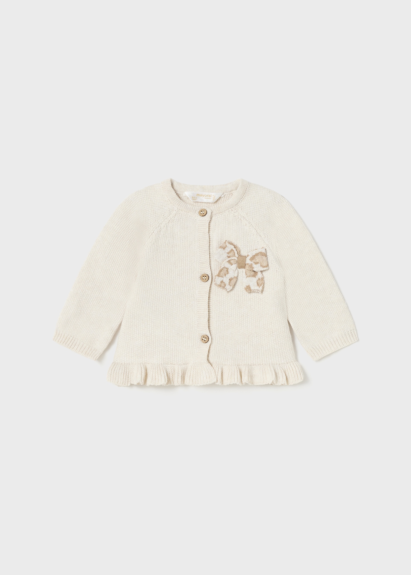 Conjunto de malha de algodão Better Cotton de 3 peças para recém-nascido