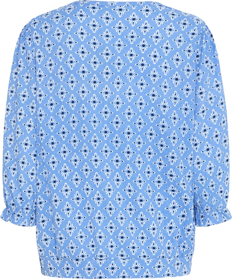 Fransa FRENORA TEE 1 Azure blue mix