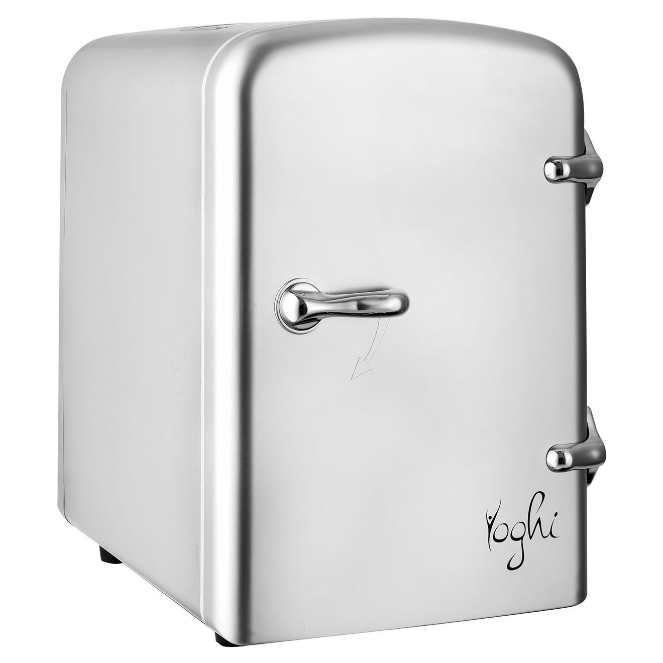 Yoghi Mini réfrigérateur argenté - 13x21x14 cm
