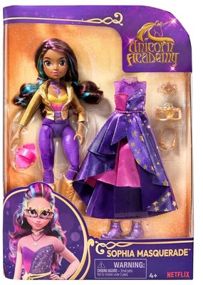 Unicorn Academy Dukke Sophia Masquerade 24 cm