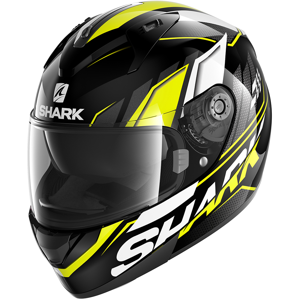 Shark - Casque Ridill 1.2 Phaz Noir / Jaune / Blanc