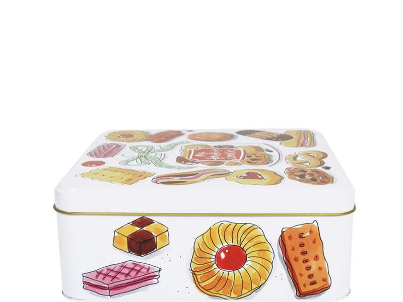 Blik Vierkant Groot Even Bijkletsen My Favorite Cookie