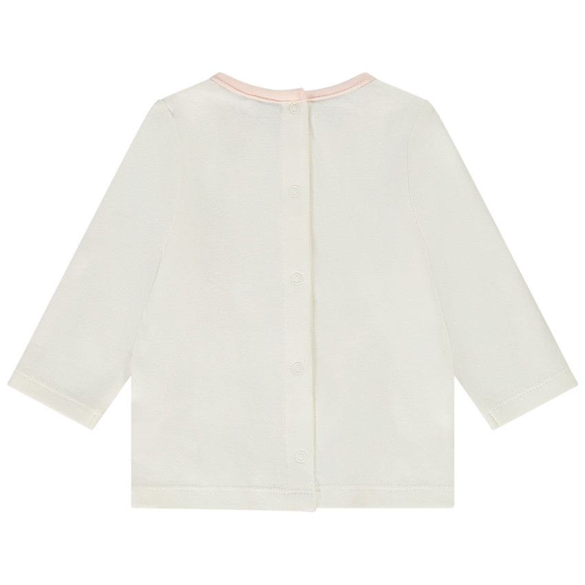 Pyjama 2 pièces en interlock Sleepy Baby pour bébé fille - Ecru