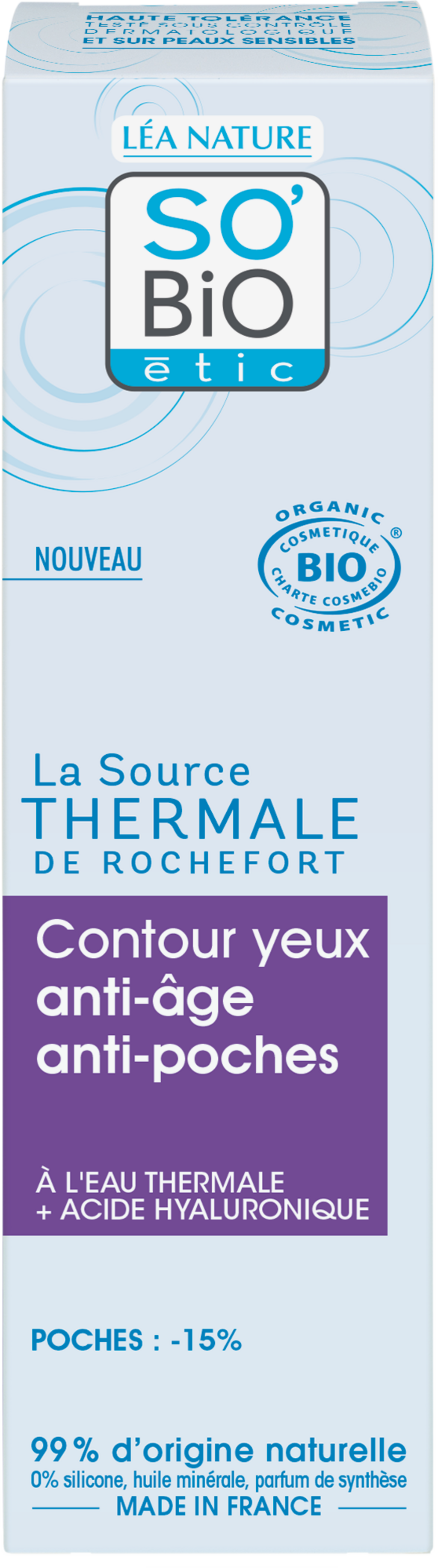 LÉA NATURE SO BiO étic  La Source Thermale Anti-Aging Augengel, 15 ml
