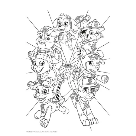Neslon PAW Patrol: Heldenhafte Mal-Missionen
