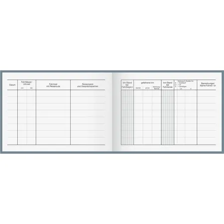 BRUNNEN Fahrtenbuch Hardcover, A6, 40 Blatt