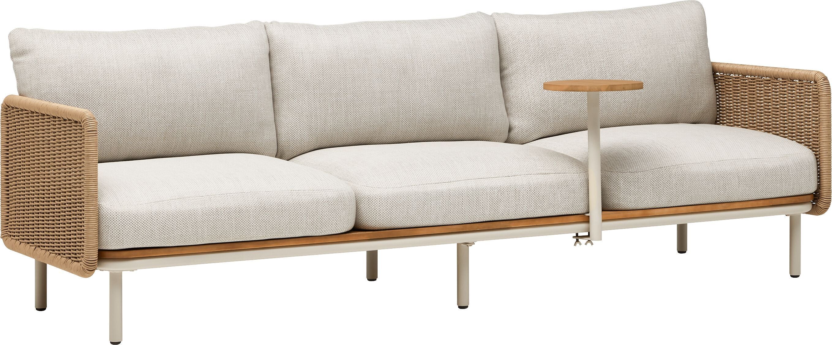 NIHOA Sofa Anstecktisch_Kunststoffgefl. - Sand