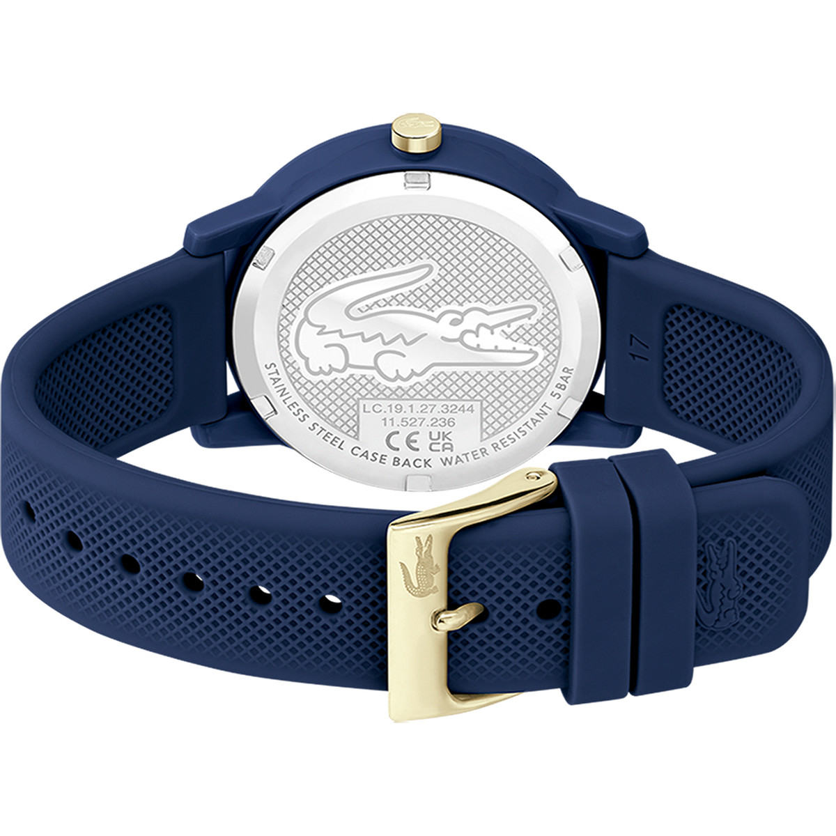 Montre Lacoste 12.12. femme résine bracelet silicone bleu