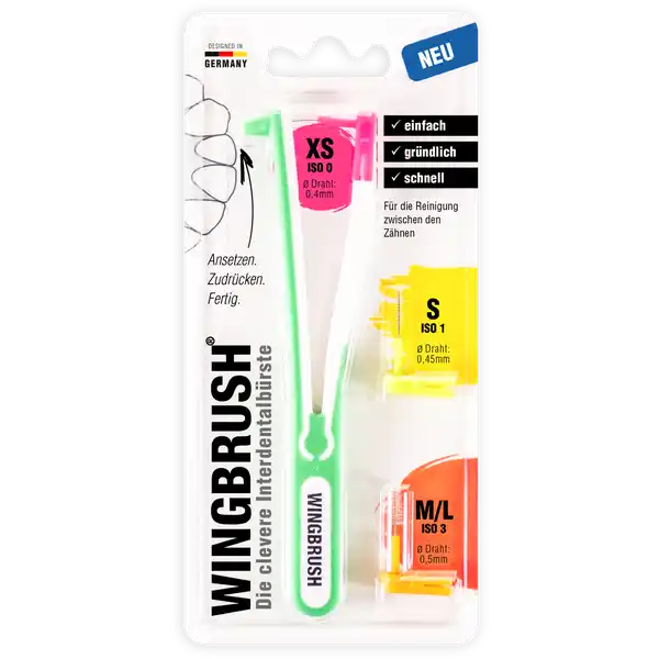 Starter Set Interdentalbürsten Gr.  XS, S, M / L