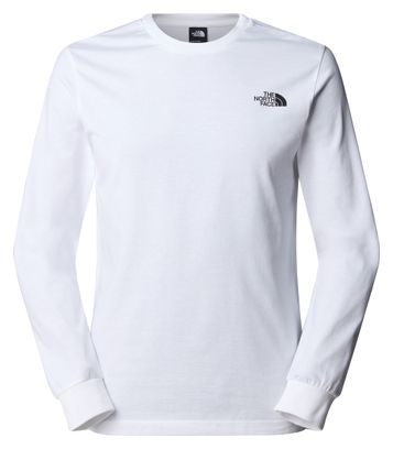 T-Shirt Manches Longues The North Face Easy Blanc Homme