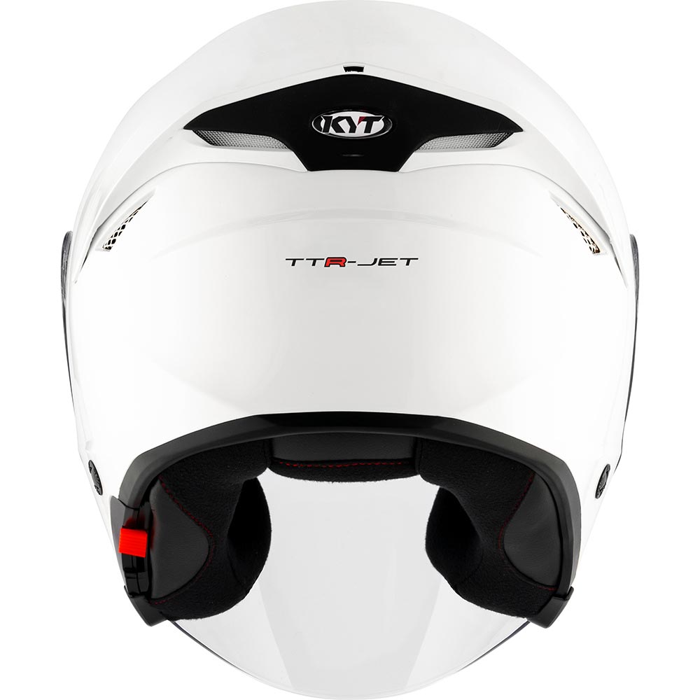 kyt - Casque TTR-Jet Plain Blanc