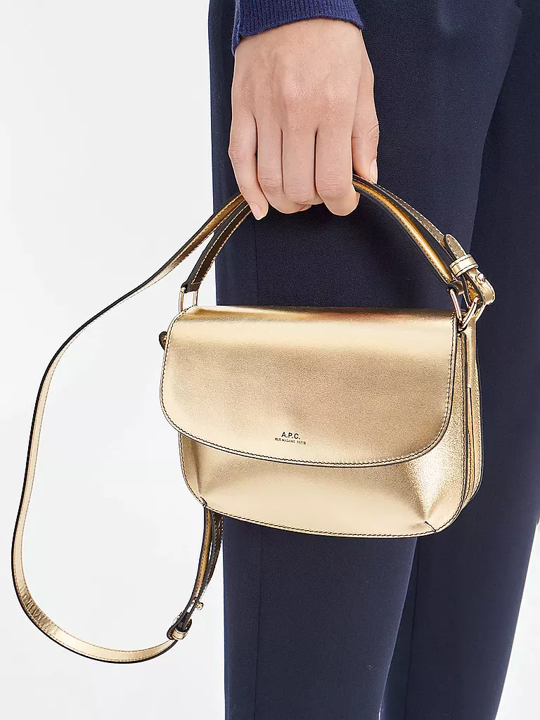 A.P.C. Ledertasche - Mini Bag SARAH  gold