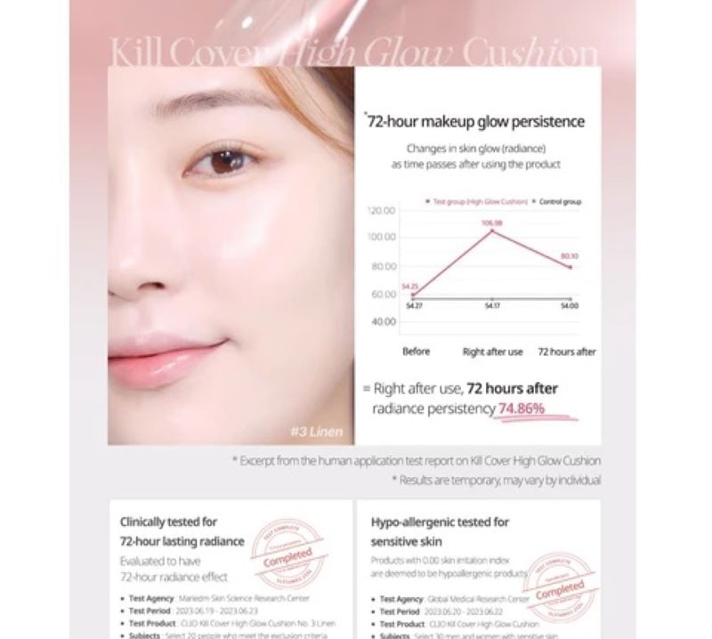 CLIO - Kill Cover High Glow Kussenset - 3 Kleuren