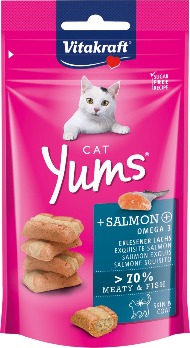 Vitakraft kattensnack Cat Yums zalm 40 g