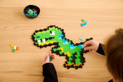 Plus-Plus Puzzle By Number Byggesett T-Rex 250 Deler