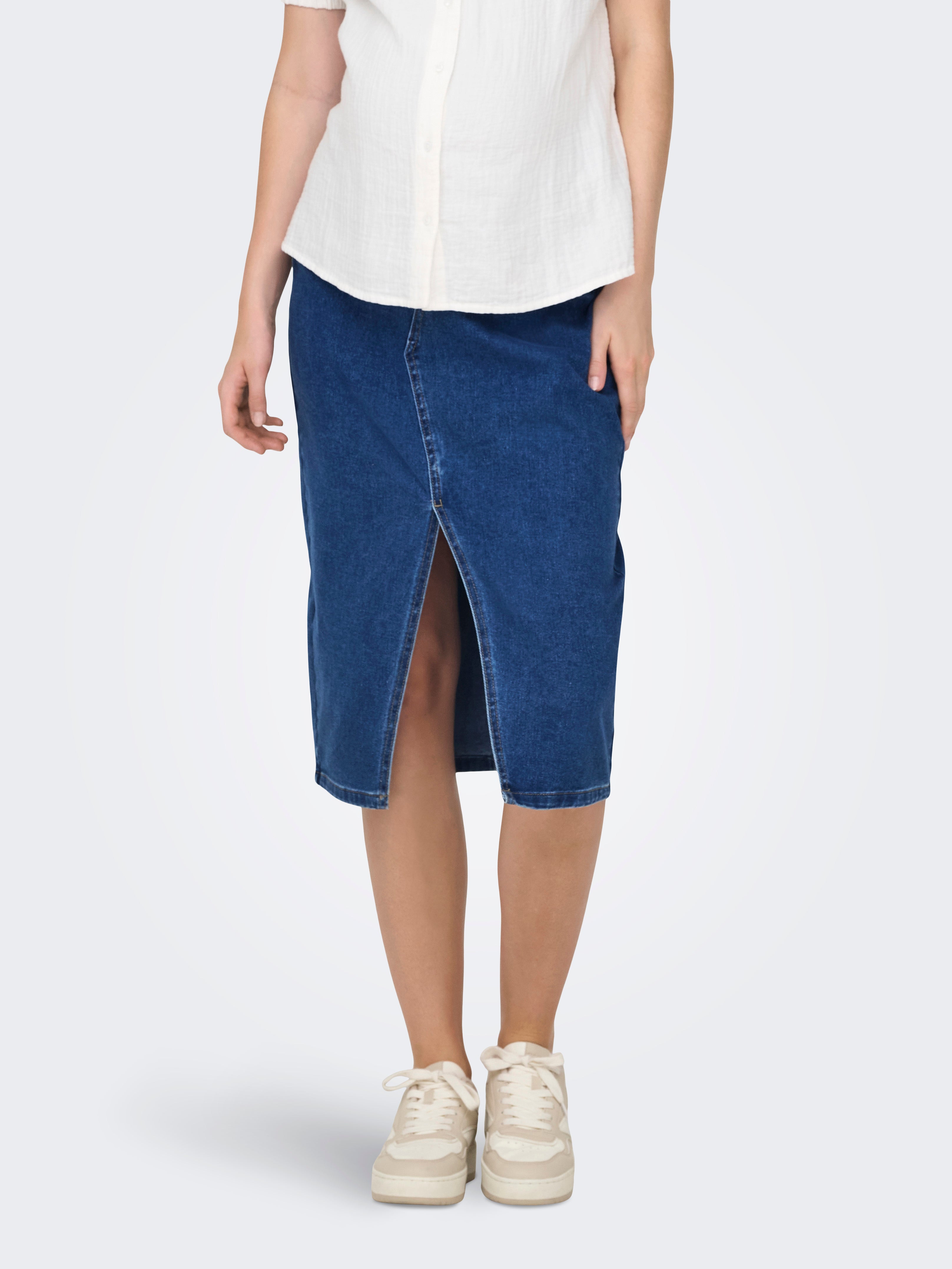 OLMSIRI Jeansrock Medium Blue Denim