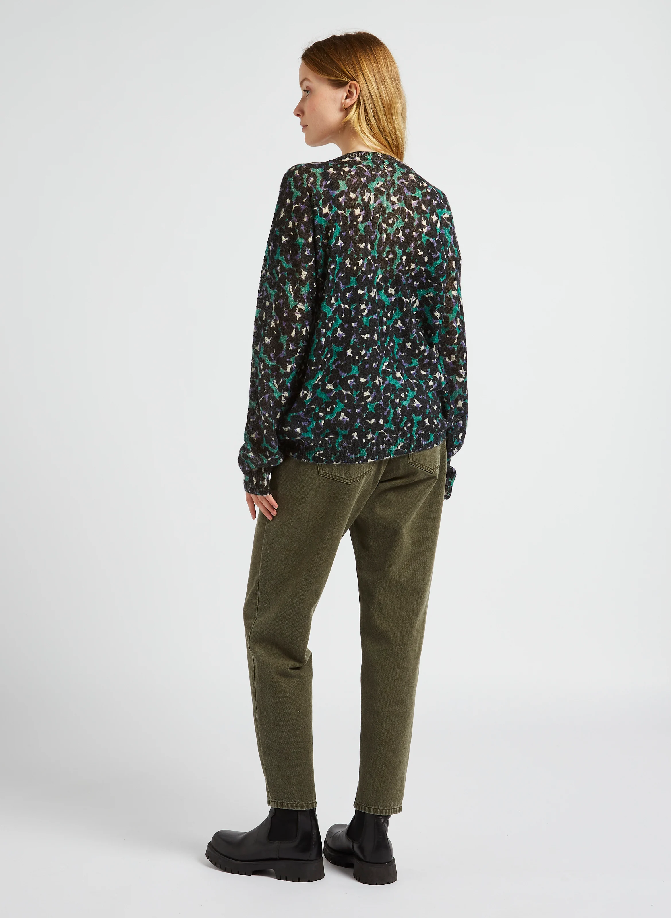 LE TAYLOR - Jean carotte en coton | Vert