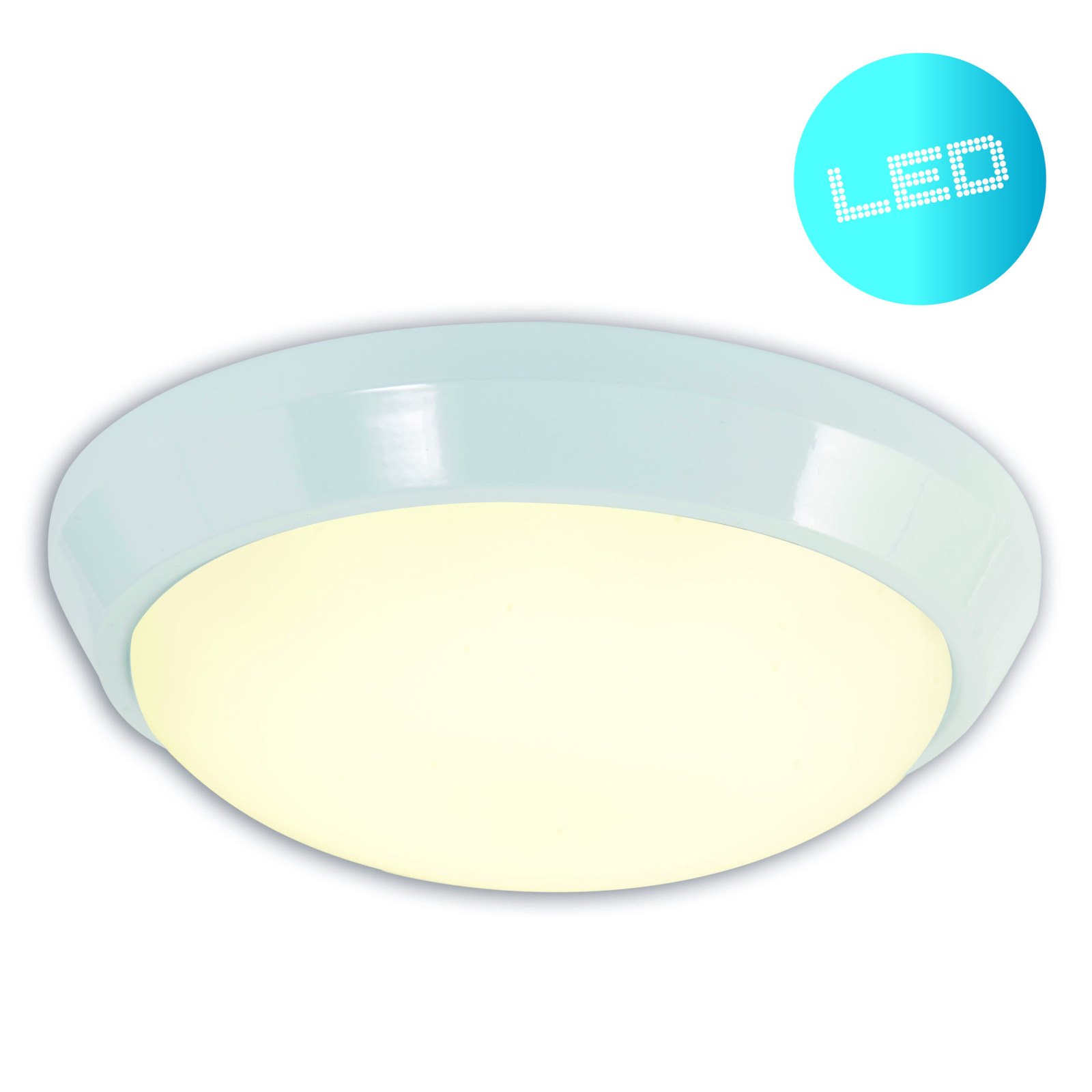 LED-Deckenleuchten DEWA - weiß - Ø 25 cm