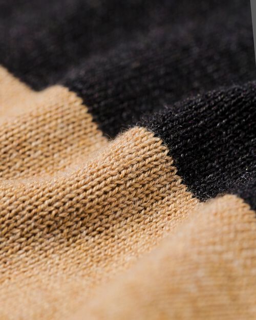 pull rayé beige