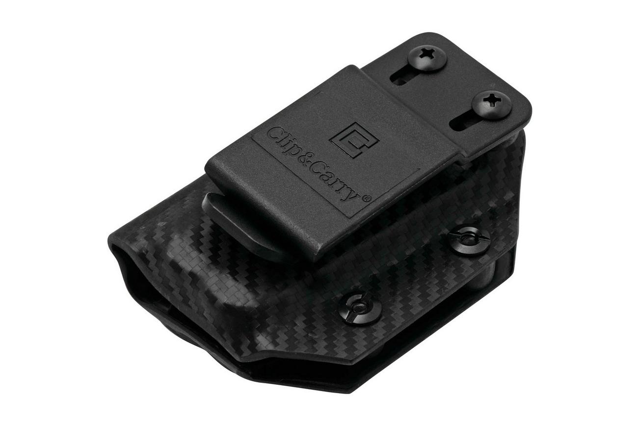Clip And Carry Kydex Sheath Leatherman Surge, Carbon Fiber Black LSURGE-CF-BLK riemholster