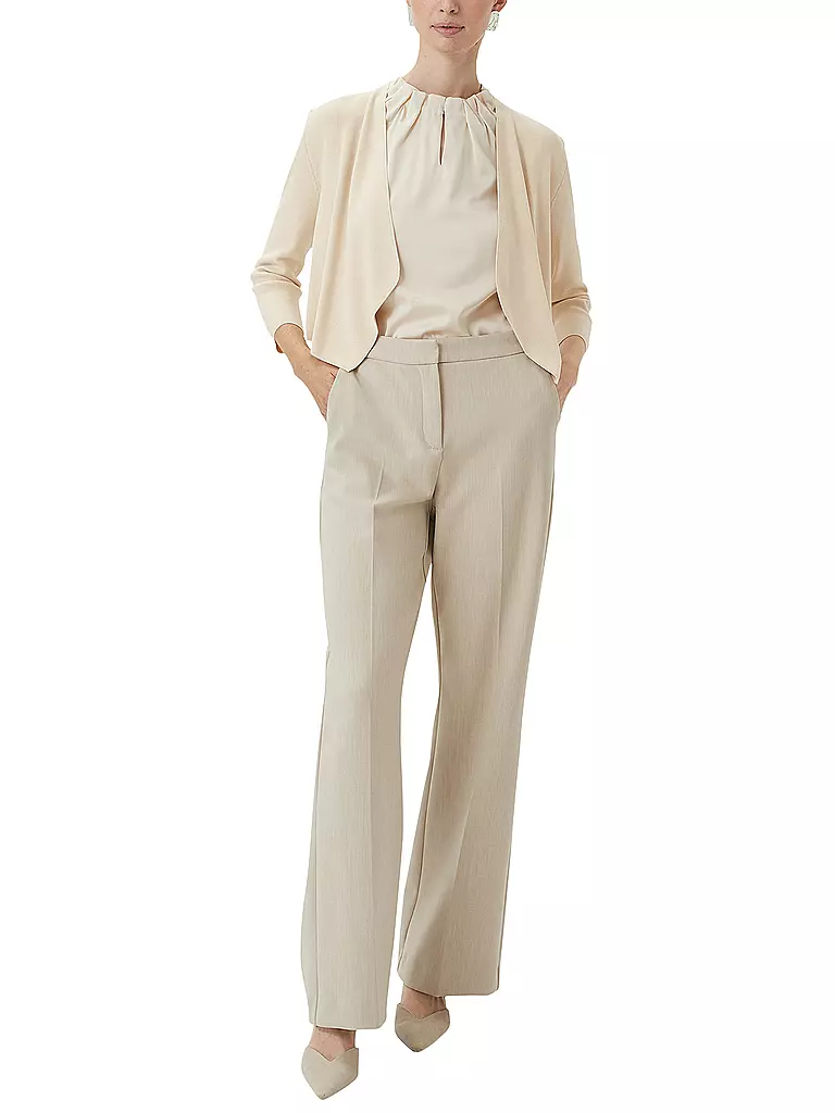 COMMA Strickjacke beige