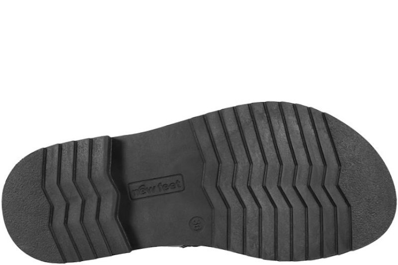 NEW FEET BALLERINA WITH 1 VELCRO PLAIN LEATHER W STRETCH