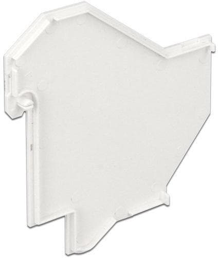 DeLOCK dækplade til DeLOCK 86212/86232, plast, hvid
