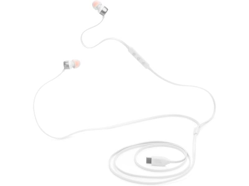 JBL In-Ear-Kopfhörer Tune 310C USB Weiss Kabelgebundener Hi-Res In-Ear-Kopfhörer