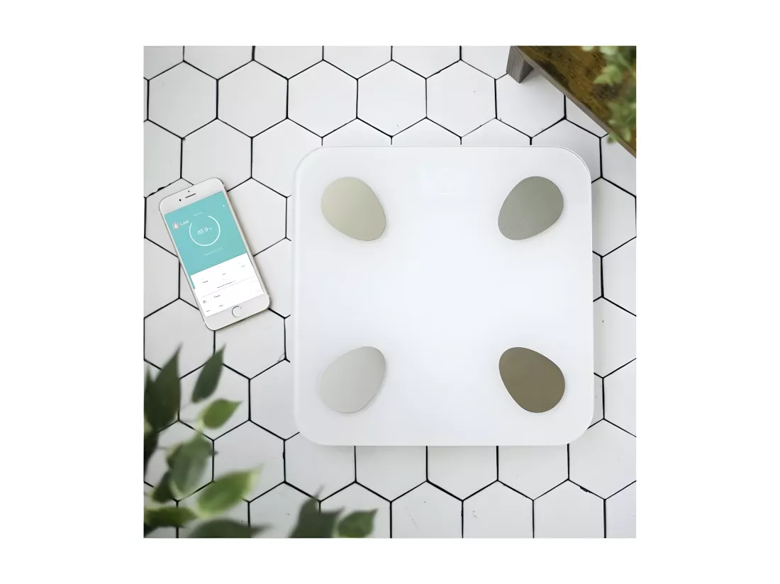 Pèse-personne Connecté Blanc