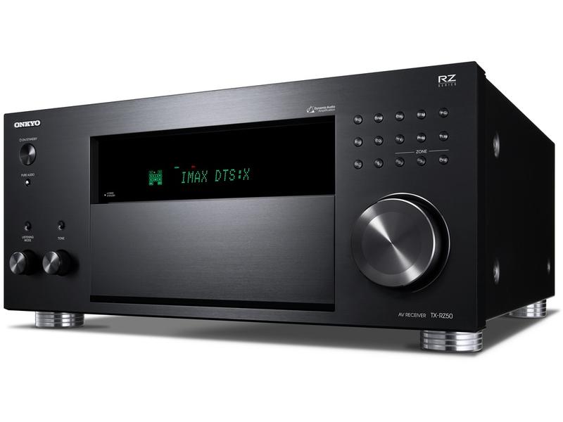 Onkyo AV-Receiver TX-RZ50 Schwarz 8K Ultra HD Verstärker mit grosser Anzahl Streamingmöglichkeiten