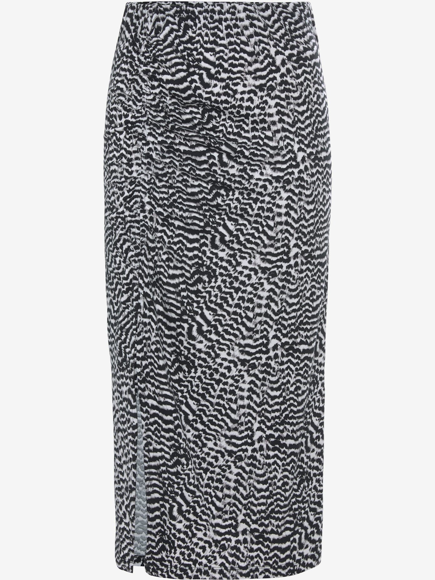 Jupe midi ceinture avec élastique intégré